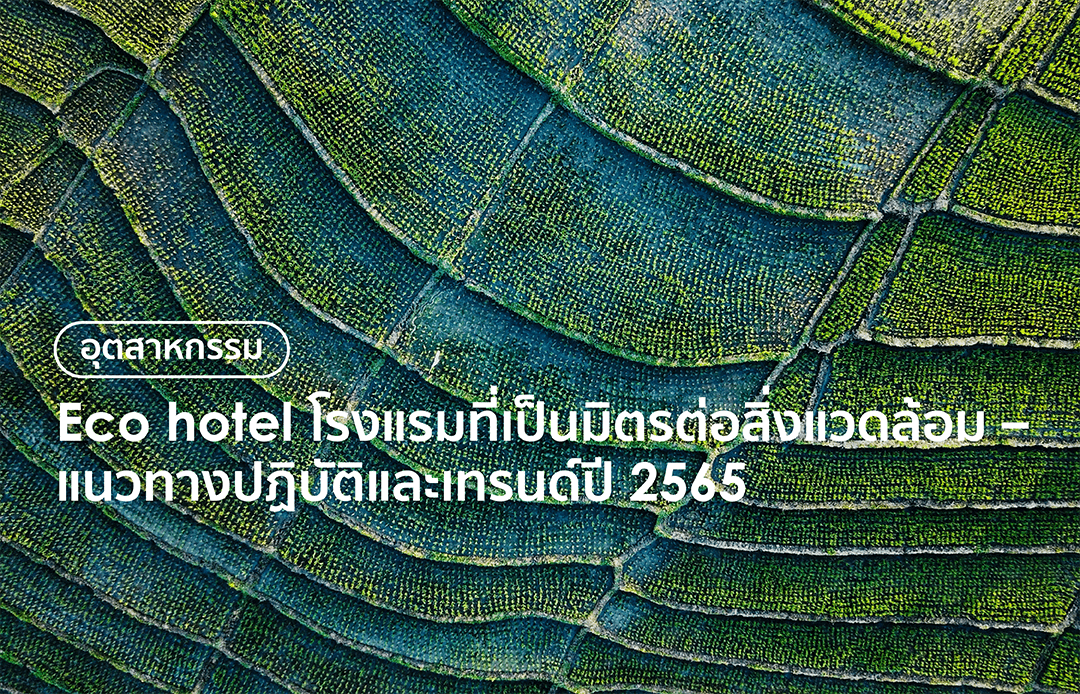Eco hotel โรงแรมที่เป็นมิตรต่อสิ่งแวดล้อม – แนวทางปฏิบัติและเทรนด์ปี 2565