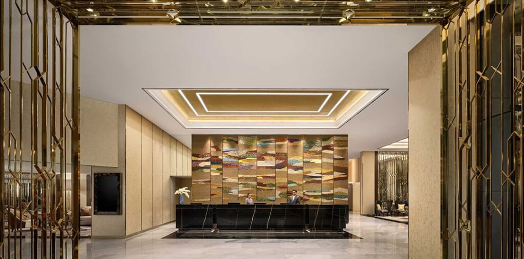 Lobby at the Chatrium Grand Bangkok.